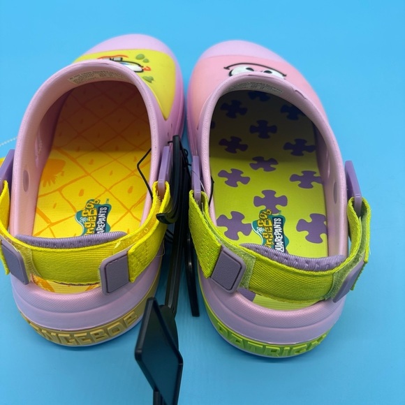 Sponge Bob SquarePants & Patrick Star Clogs Sandals Shoes Ground Up Unisex Sz 10 - Picture 5 of 8